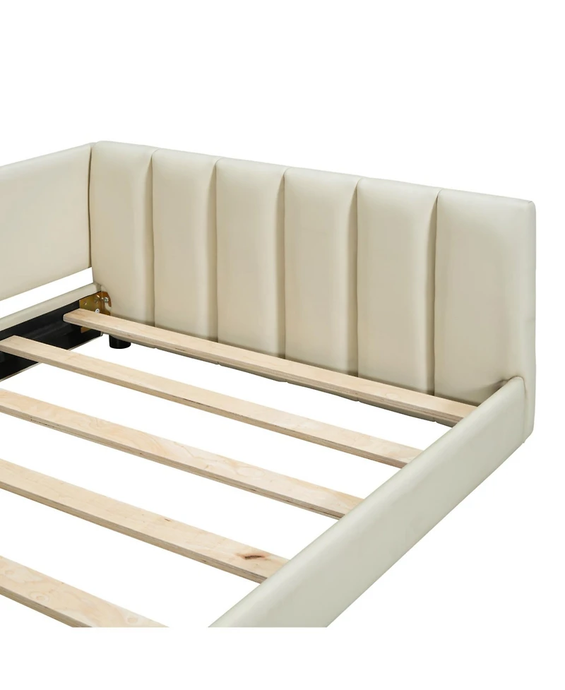 Streamdale Furniture Queen/Twin Xl Upholstered Platform Bed