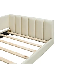 Streamdale Furniture Queen/Twin Xl Upholstered Platform Bed