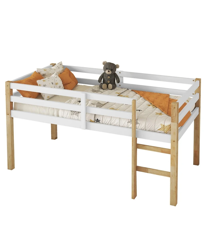 Streamdale Furniture Rubberwood Twin Loft Bed
