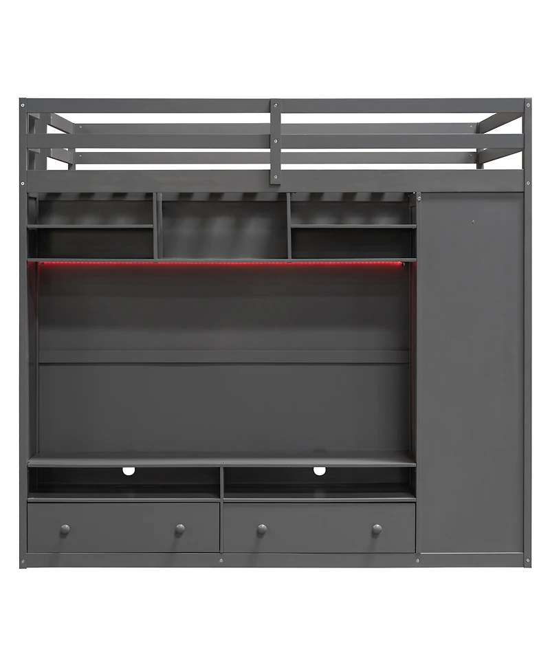 Streamdale Furniture Full size Loft Bed with