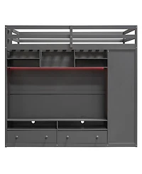 Streamdale Furniture Full size Loft Bed with