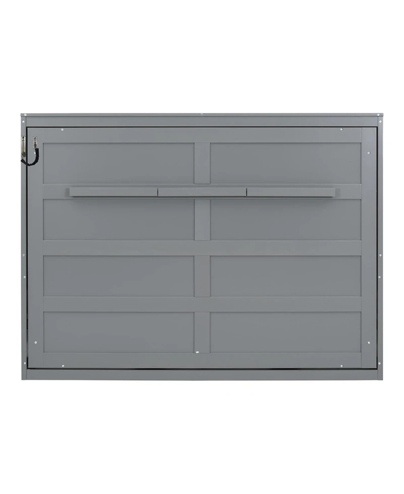 Streamdale Furniture Queen Size Murphy Bed Wall Bed, Gray