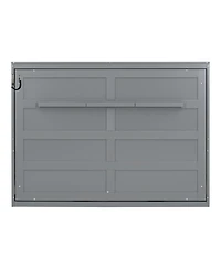 Streamdale Furniture Queen Size Murphy Bed Wall Bed, Gray