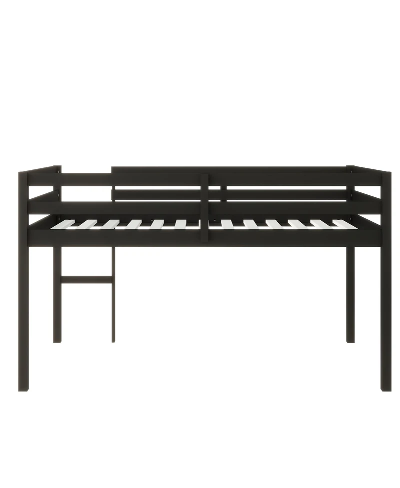 Streamdale Furniture Solid Wood Twin Loft Bed with Ladder