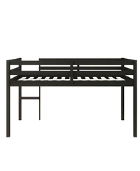 Streamdale Furniture Solid Wood Twin Loft Bed with Ladder