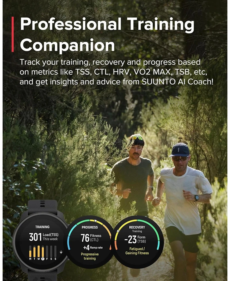 Suunto Race S Titanium Gps Sports Watch with Amoled Touchscreen, Heart Rate and Fitness Tracker