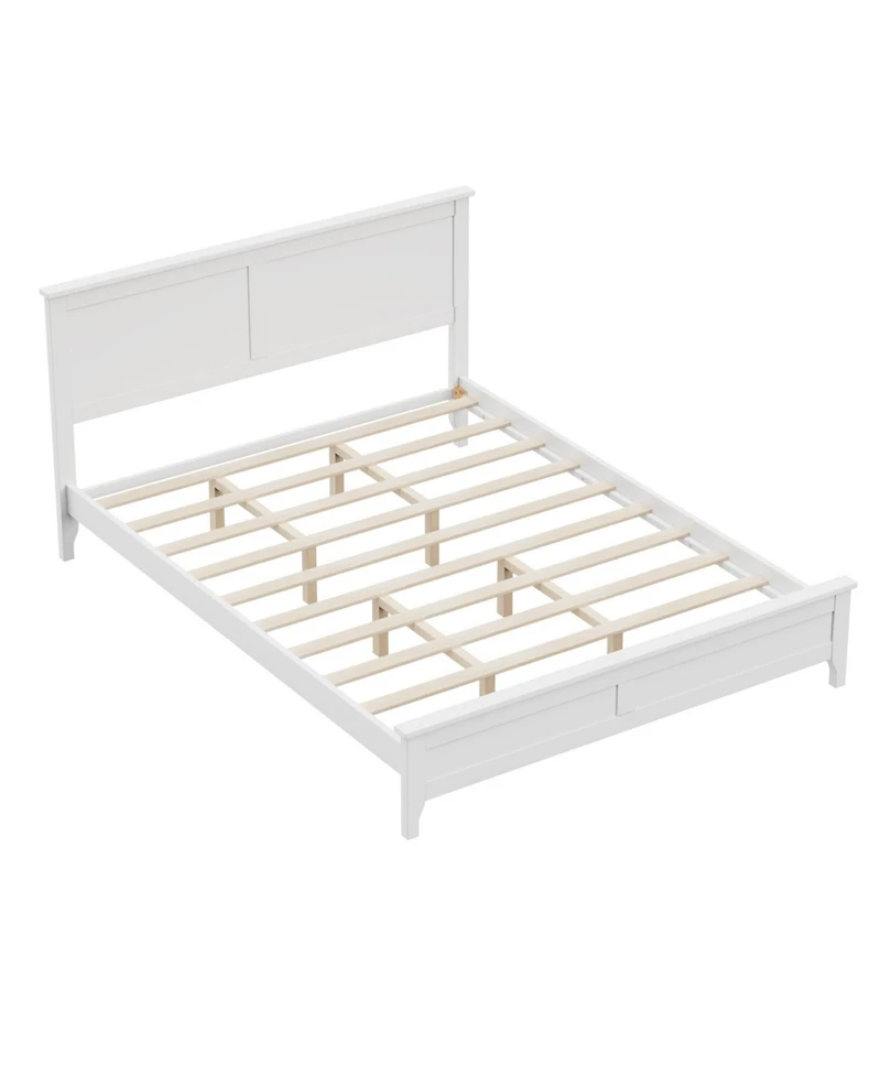 Streamdale Furniture Queen Solid Wood Platform Bed