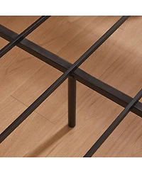 Streamdale Furniture Full Xl Bed Frame- Storage Headboard, Charging Station, Natural