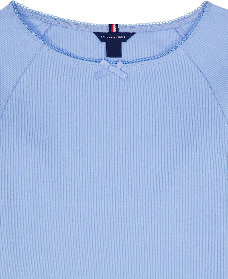 Tommy Hilfiger Girls' 7-16 Round Neck T-Shirt
