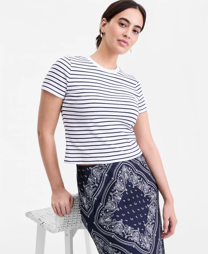 On 34th Women's Meet And Greet Short-Sleeve T-Shirt, Macy's Exclusive