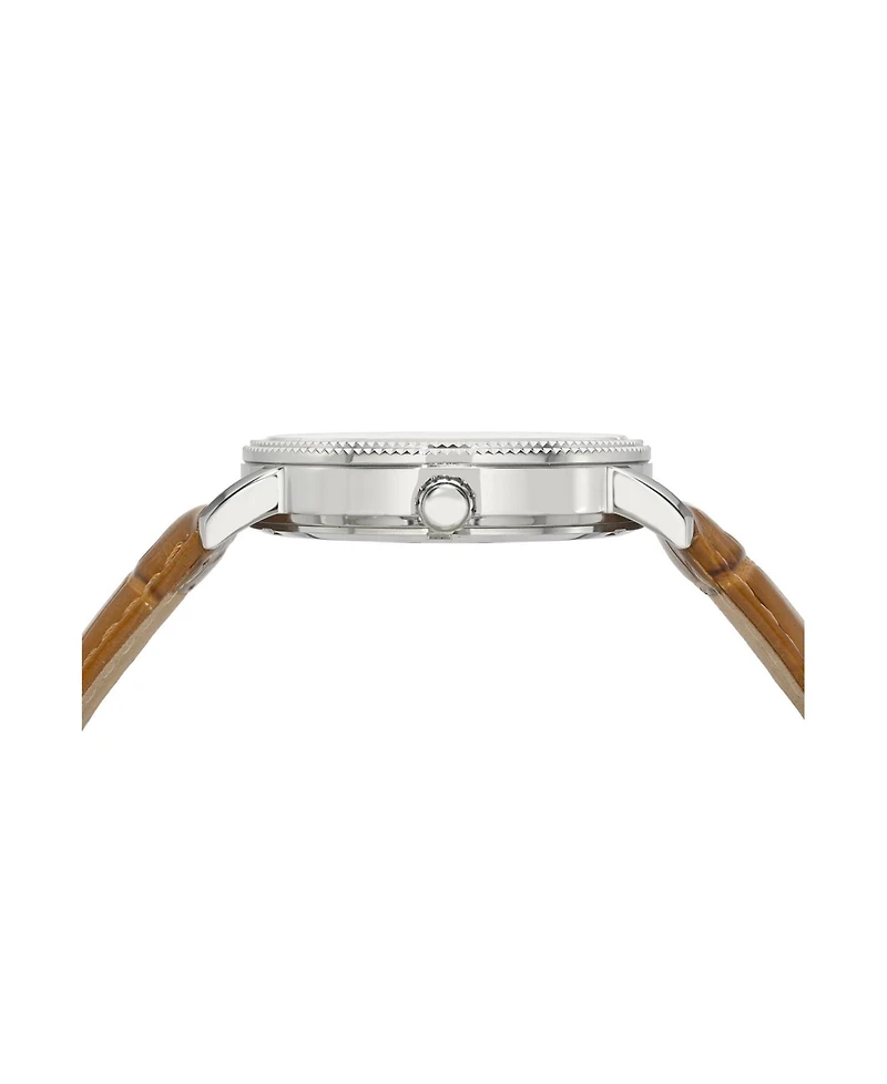 Porsamo Bleu Men's Veritas 2 Genuine Leather Band Watch 1362CVEL