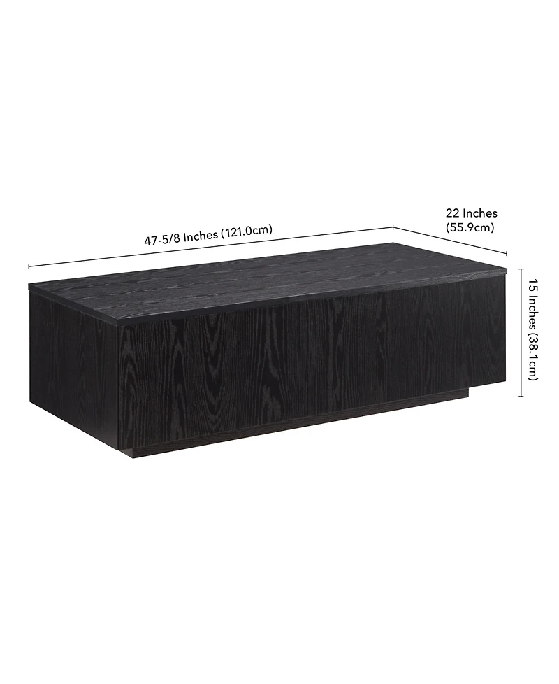 Hudson & Canal Paxton 48" Wide Rectangular Coffee Table