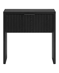 Hudson & Canal Kenslow 24" Wide Rectangular Fluted Nightstand
