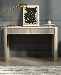 Hudson & Canal Palmera 47.5" Wide Rectangular Fluted Desk