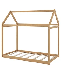 Streamdale Furniture + Twin Size + Wood + House Design + Bed