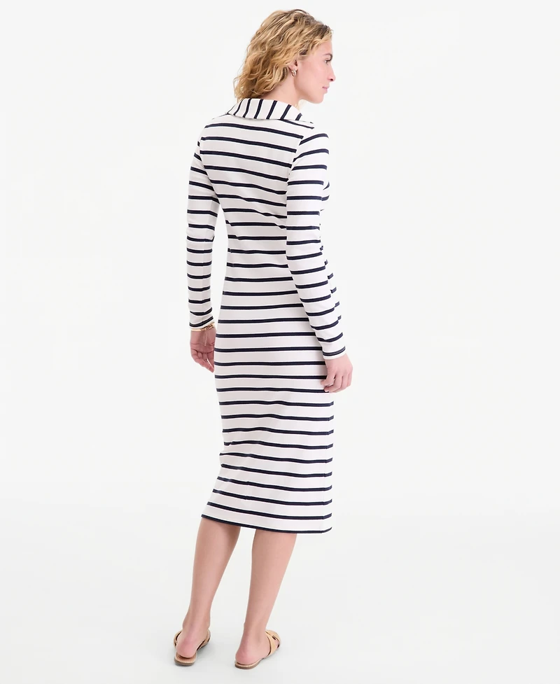 On 34th Women's Striped Sailor Knit Midi Dress, Macy's Exclusive