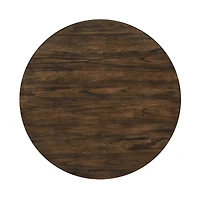 Streamdale Furniture Round Dining Table With Shelf Height 30 inch Modern Farmhouse Retro Design