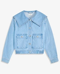 On 34th Women's Sailor-Collar Denim Jacket, Macy's Exclusive