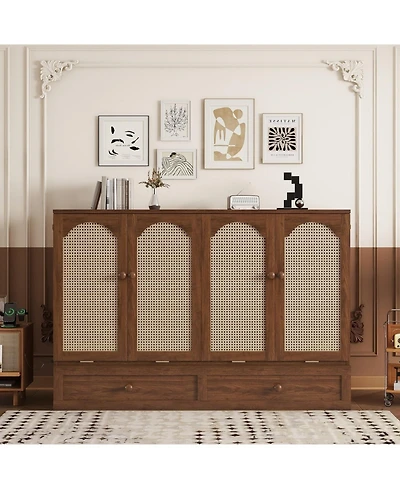 Streamdale Furniture Queen Murphy Bed - Walnut