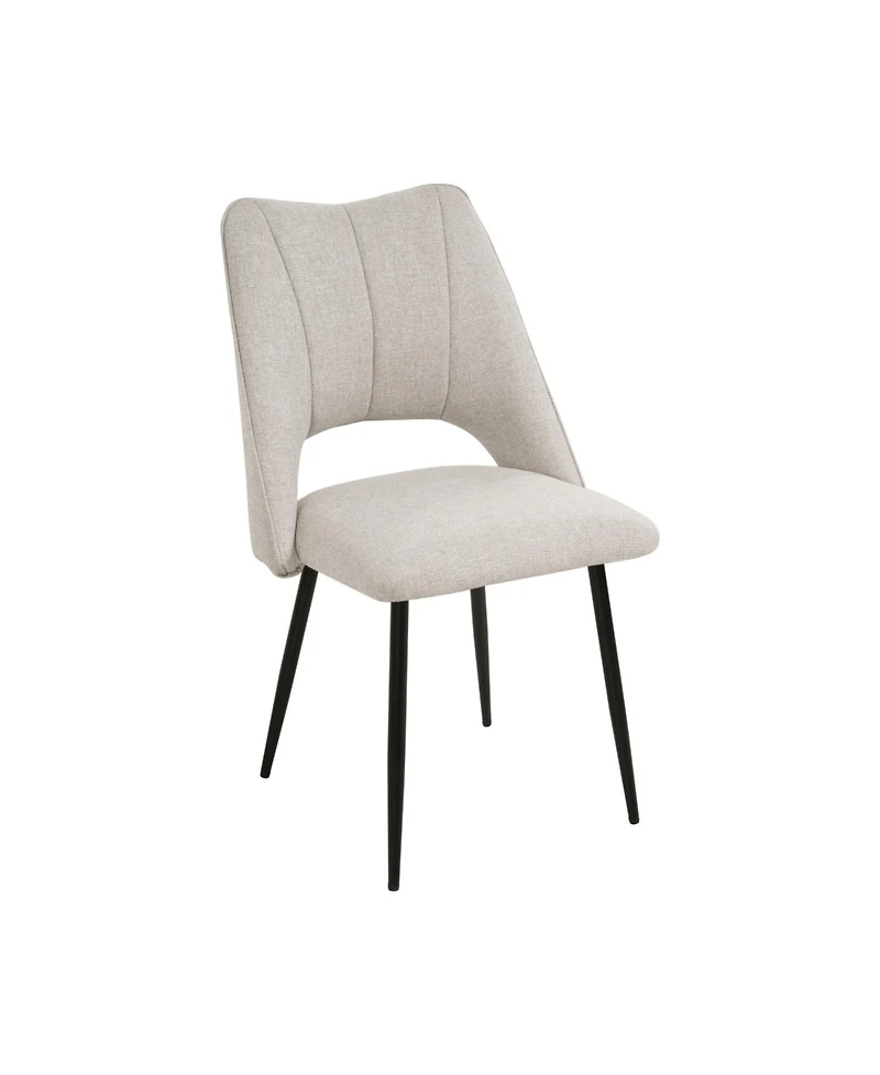 Streamdale Furniture Modern Beige 4-Chair Dining Set