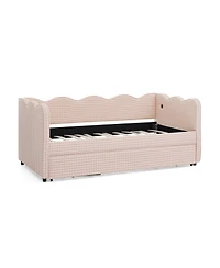 Streamdale Furniture Cozy Daybed with Trundle, Usb Port, Linen