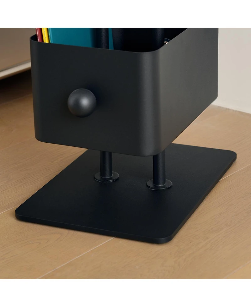 Streamdale Furniture Golden Box Bookshelf/Bedside Shelf/Side Table/Magazine Rack