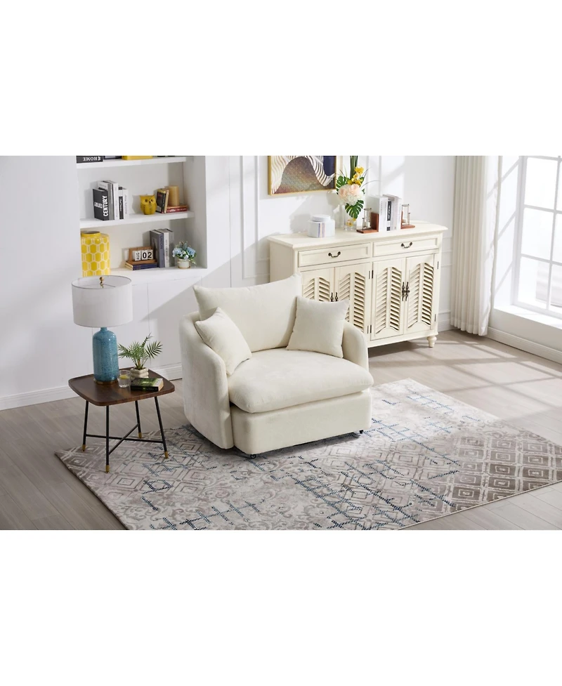 Streamdale Furniture Swivel Chair with Pillows
