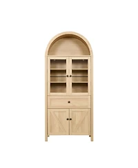 Streamdale Furniture Antique Dome Cabinet - High Quality, Large Storage