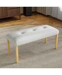 Streamdale Furniture Tufted Upholstered Bench - Bedroom, Dining, Entryway