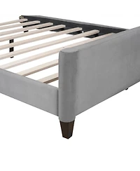 Streamdale Furniture Modern Gray Tufted Button Daybed