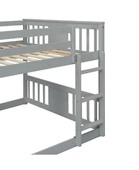 Streamdale Furniture Full Over Full Bunk Bed with Ladder