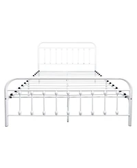 Streamdale Furniture Victorian White Metal Bed Frame