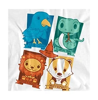 Harry Potter Men's Cute Sorting Hat And Houses T Shirt