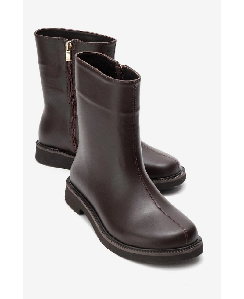 Forever & Always Shoes Lucano Leather Ankle Boot (Women)