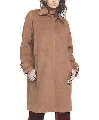 Elle Collection Women's Melton Coat Teddy