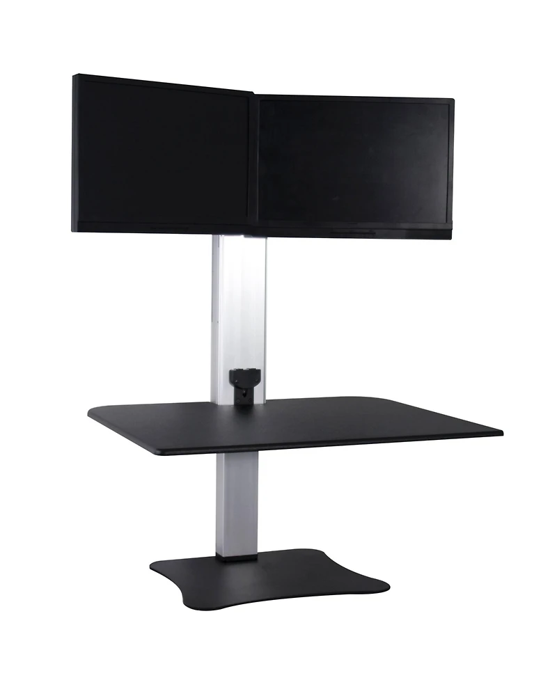 Victor High Rise Electric Dual Monitor Sit Stand Desk Converter