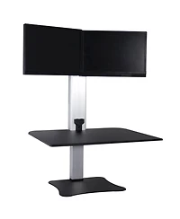 Victor High Rise Electric Dual Monitor Sit Stand Desk Converter