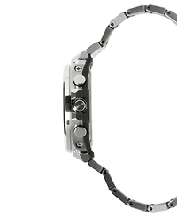 G-Shock Men's Japanese Quartz Silver-Tone Stainless Steel Watch, 44.2mm