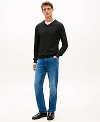 Tommy Hilfiger Men's Essential Solid V-Neck Sweater