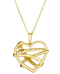 Le Vian Chocolate Diamond (0.19 ct. t.w.) & Nude Diamond (0.26 ct. t.w.) Pendant Necklace in 14k Honey Gold