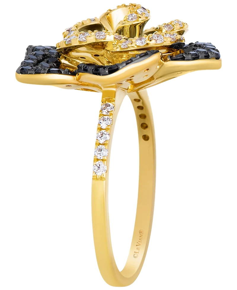 Le Vian Vanilla Diamond (0.35 ct. t.w.) & Blackberry Diamond (0.86 ct. t.w.) Ring in 14k Honey Gold
