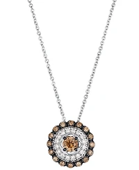 Le Vian Chocolate Diamond (0.29 ct. t.w.) & Vanilla Diamond (0.06 ct. t.w.) Pendant Necklace in 14k Vanilla Gold
