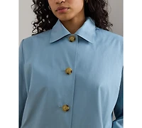 Lauren Ralph Plus Hooded Raincoat