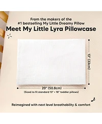 KeaBabies Toddler Lyra Organic Cotton Muslin Pillowcase, 13x18