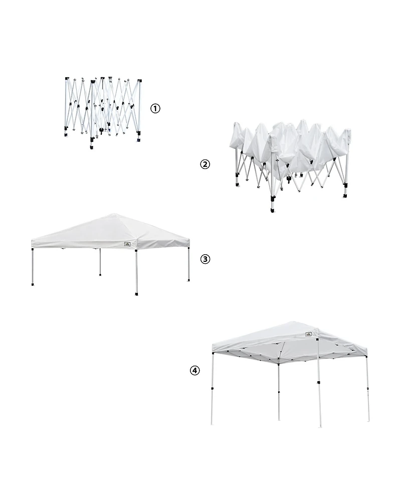 InstaHibit Ez Go 10x10ft Pop Up Canopy Outdoor Instant Tent Tradeshow Art Market