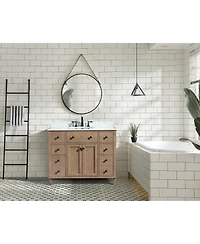 Ari Bath 42" Annie, Weathered Fir Finish