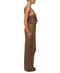 Jluxlabel Women's Rich Mocha Wrap Dress