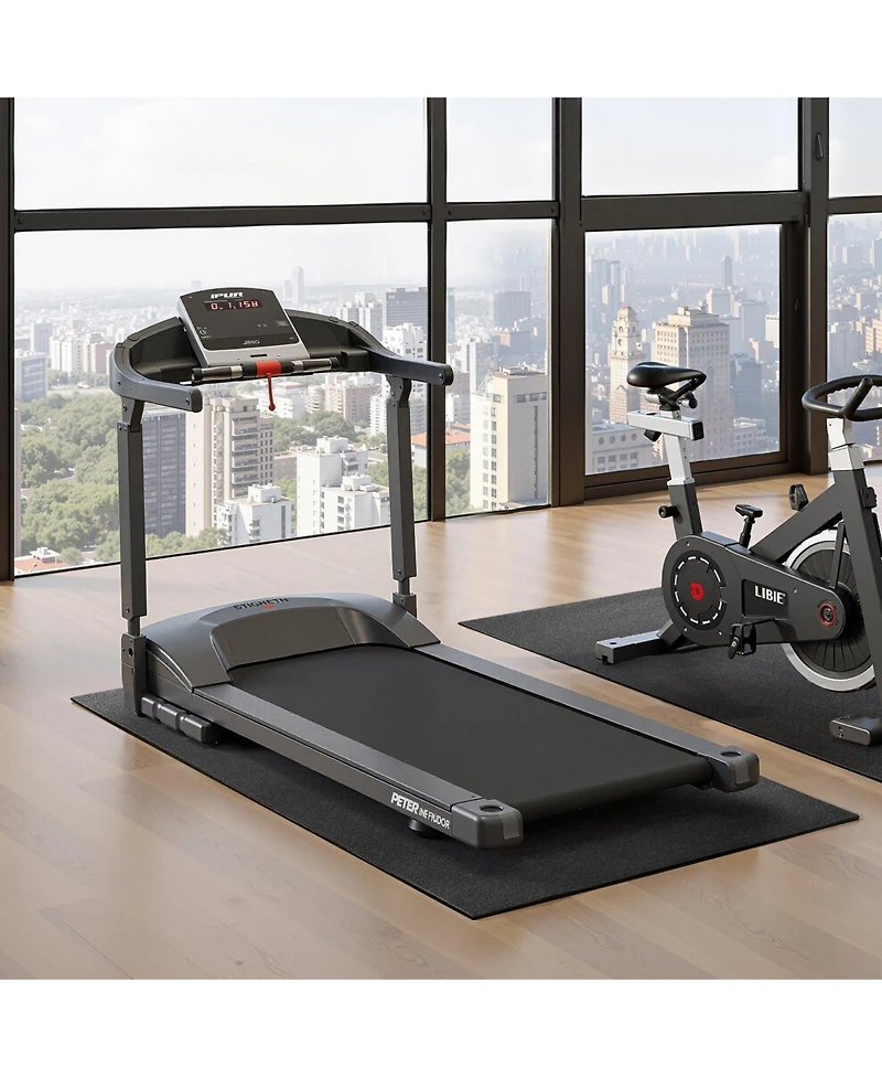 Sugfit Treadmill Mat 30"x72" 1/4" Thick Pvc Exercise Equipment Floor Protector