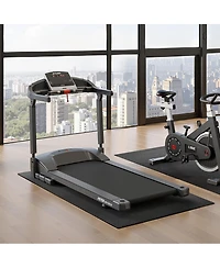 Sugfit Treadmill Mat 30"x72" 1/4" Thick Pvc Exercise Equipment Floor Protector