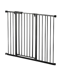 Cozito Adjustable Pressure-Mount Safety Gate, 26"-48" Wide, 36" High, Black
